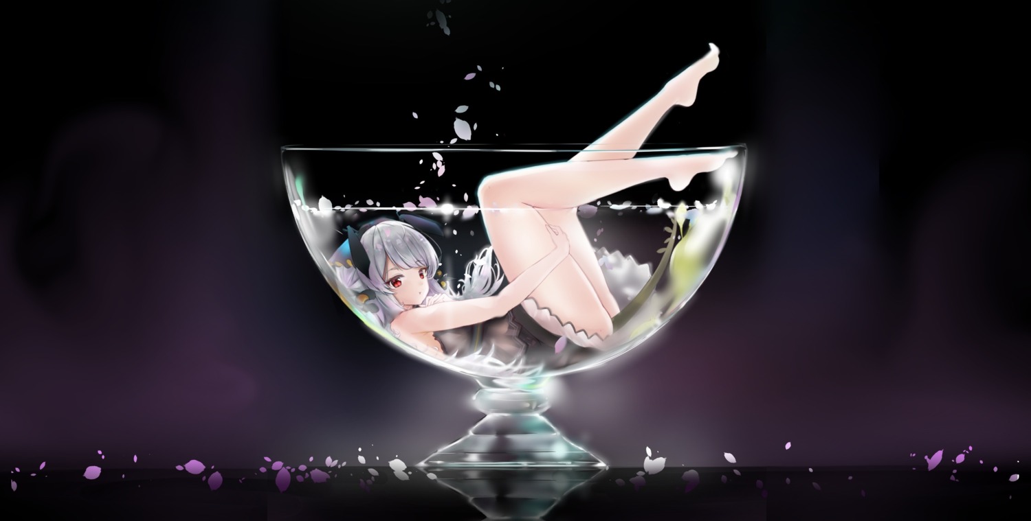 arknights, scup, skirt_lift, tail, weedy_(arknights), wet