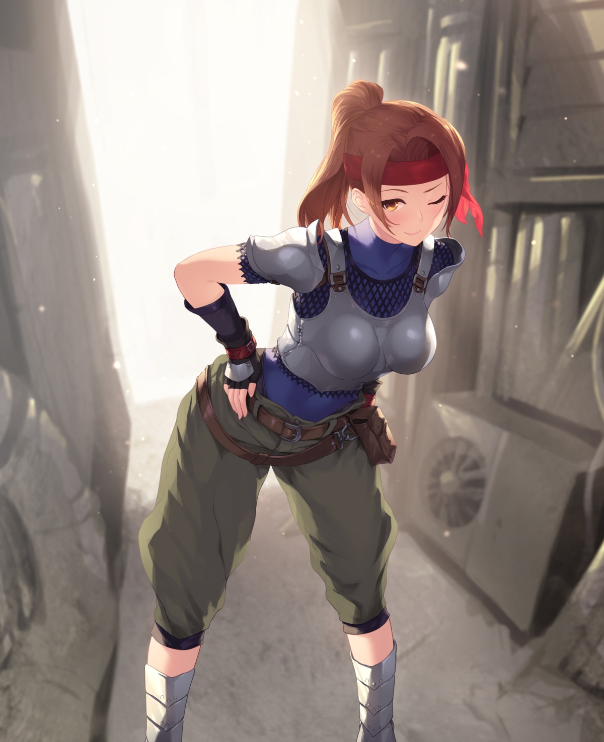 armor, cait, final_fantasy, final_fantasy_vii, jessie_rasberry