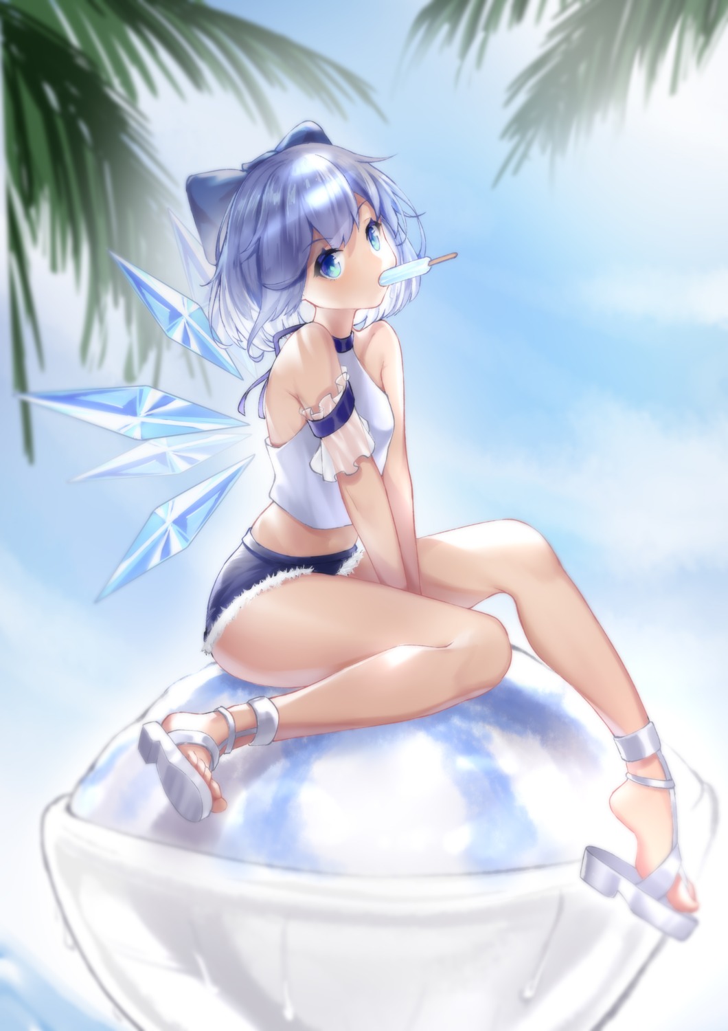 cirno, fairy, mo_ying_yu, touhou, wings