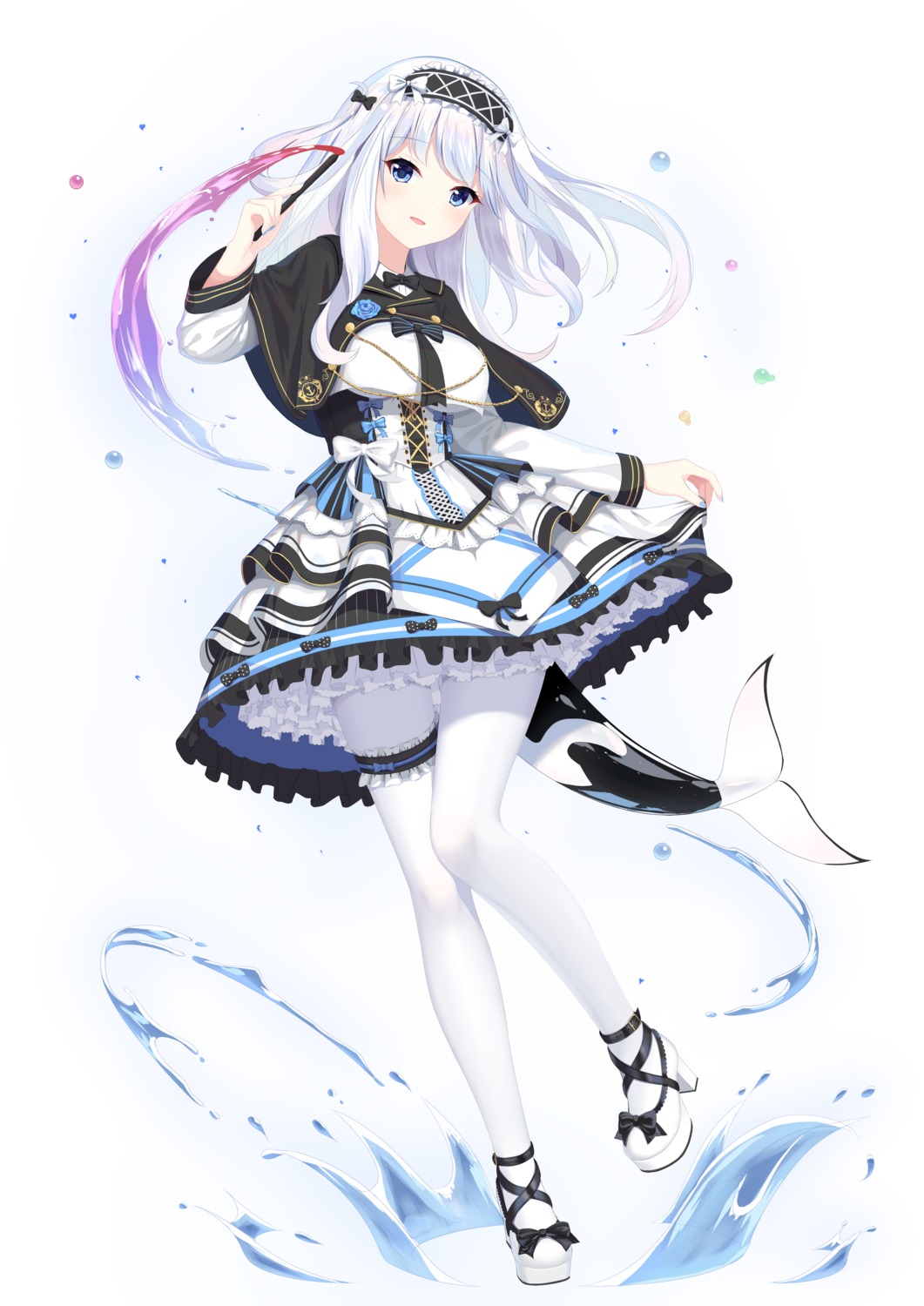 dress, garter, gothic_lolita, heels, lolita_fashion, pantyhose, prinz_eugen1938