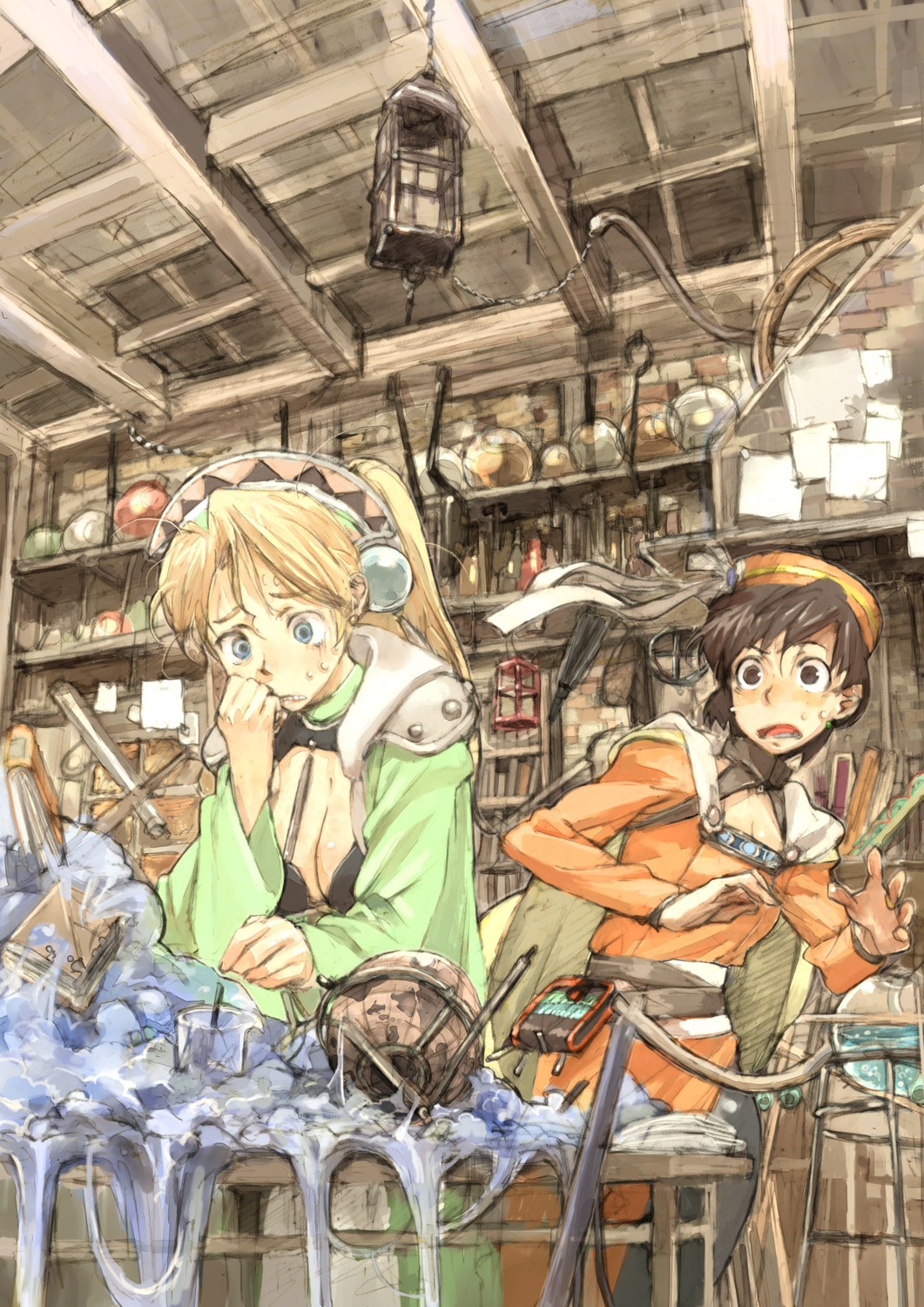 atelier, atelier_elie, atelier_marie, cleavage, dress, elfir_traum, marlone, pantyhose, toi8