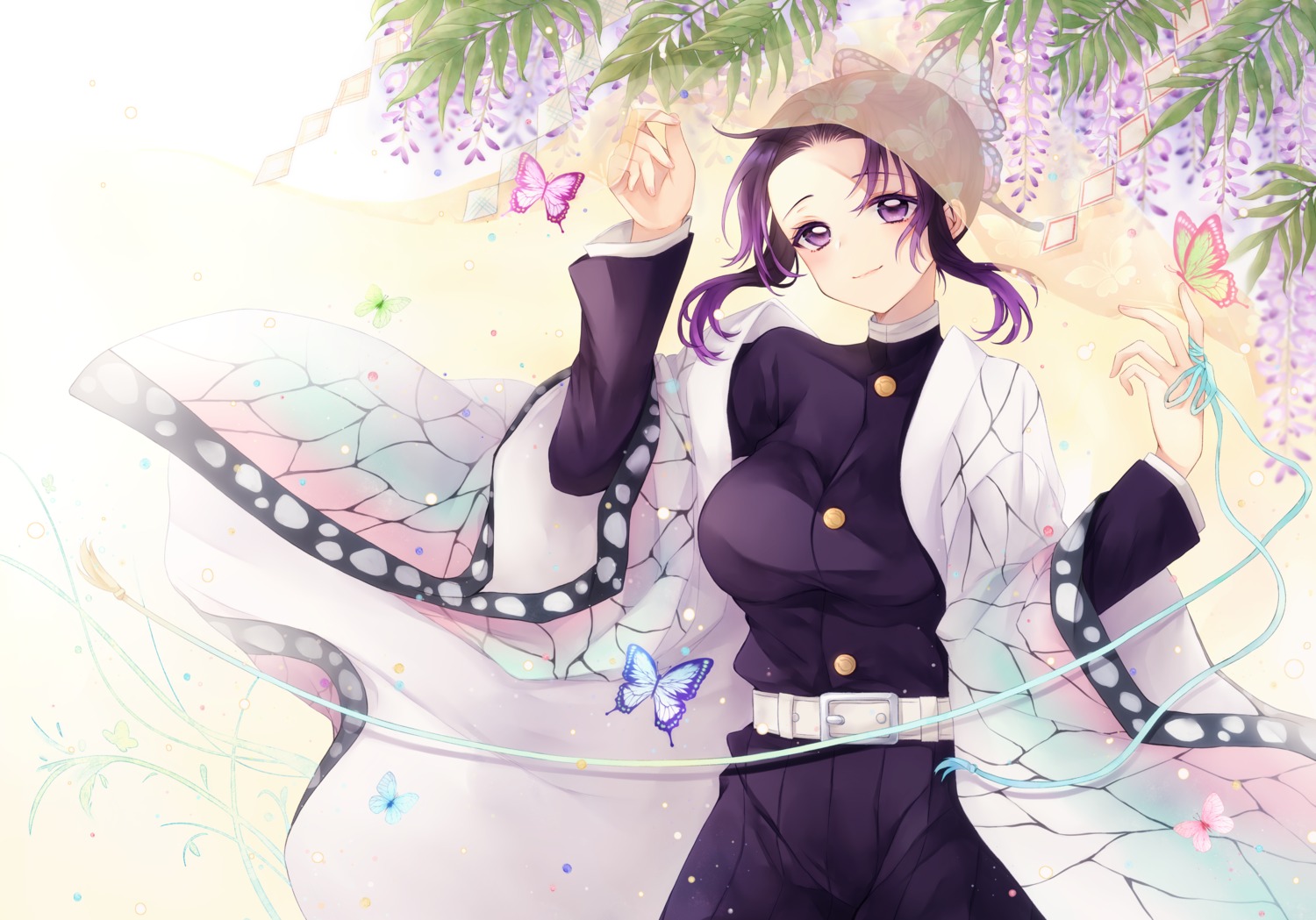 japanese_clothes, kimetsu_no_yaiba, kochou_shinobu, orii_(fsgp5252), uniform