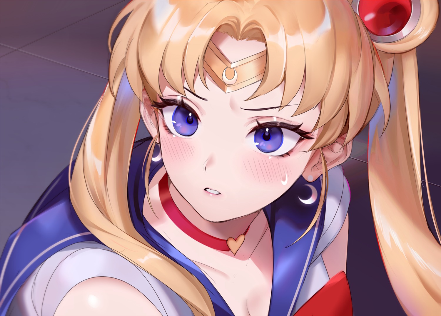 bishoujo_senshi_sailor_moon, cleavage, tsukino_usagi, yoru_(yowuyoru)