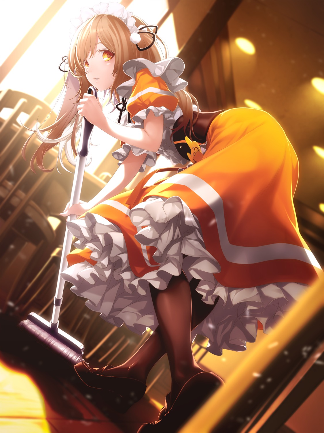 animare, fenrir_(fenlil0316), heels, inaba_haneru, maid, nanashi_inc.