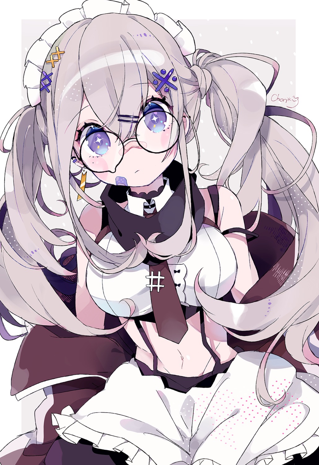 bandaid, chon, maid, megane