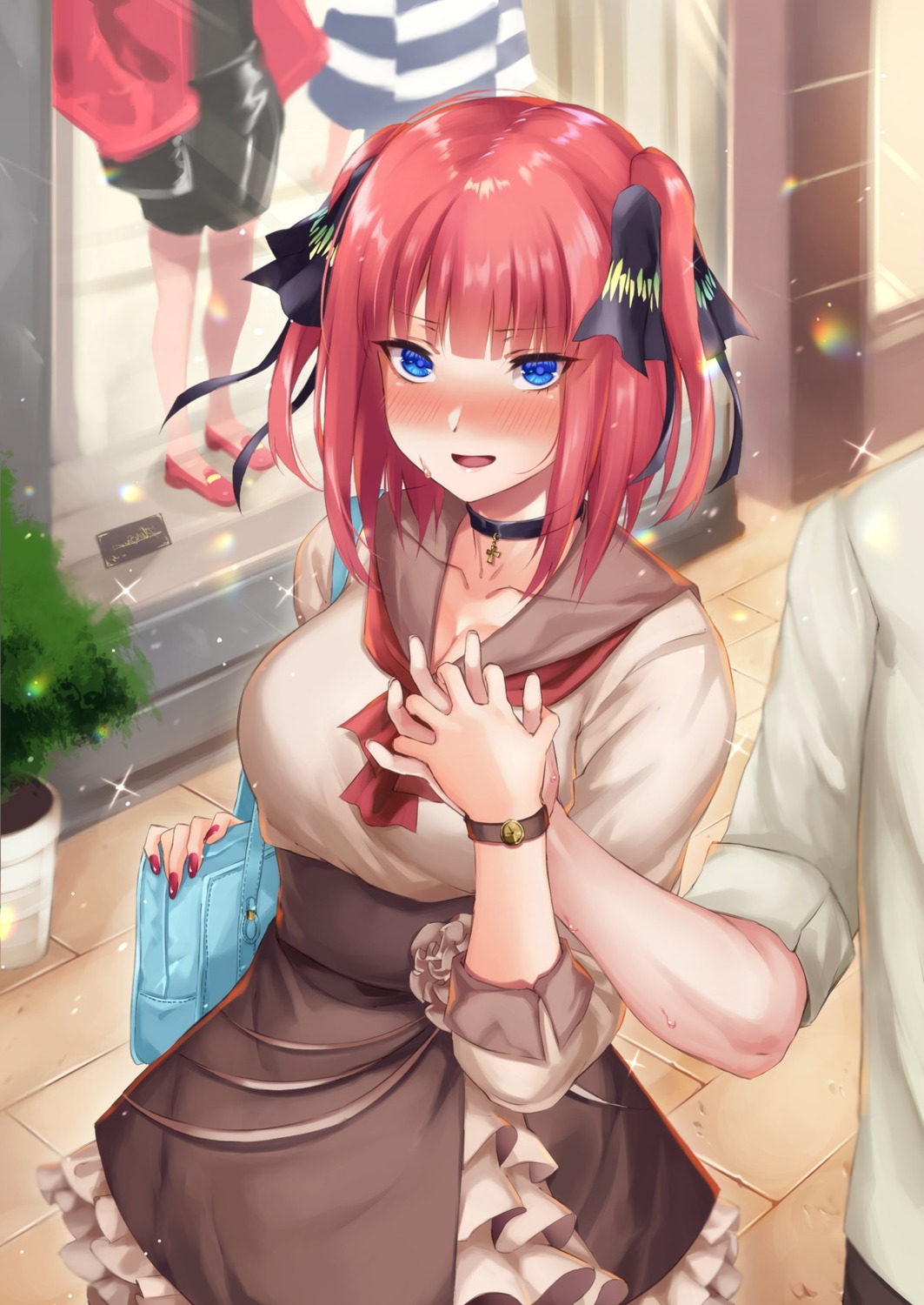 5-toubun_no_hanayome, cleavage, lzepiscc219, nakano_nino, uesugi_fuutarou