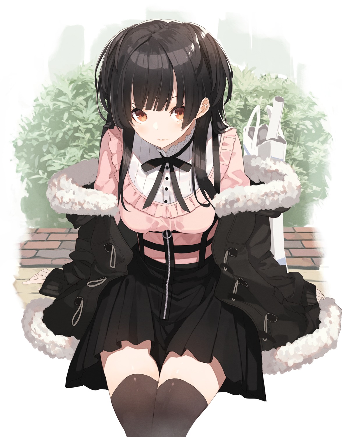 mayuzumi_fuyuko, senmu_(senmudayo), the_idolm@ster, the_idolm@ster_shiny_colors, thighhighs