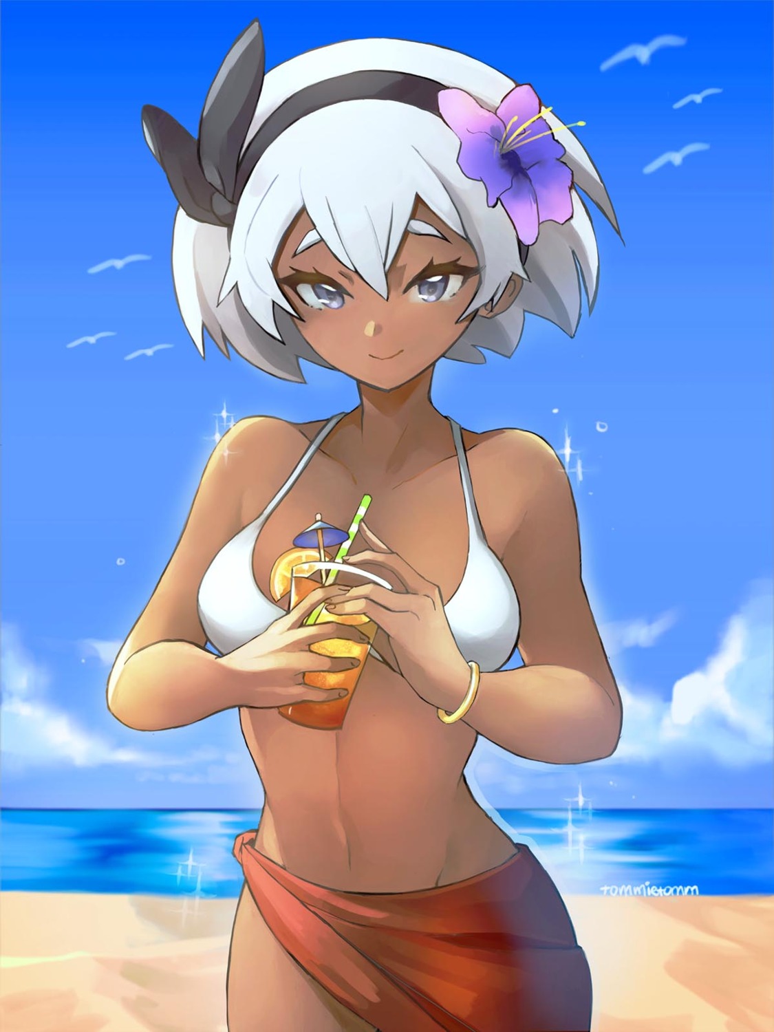 bikini, pokemon, pokemon_swsh, saitou_(pokemon), swimsuits, the_kingduke