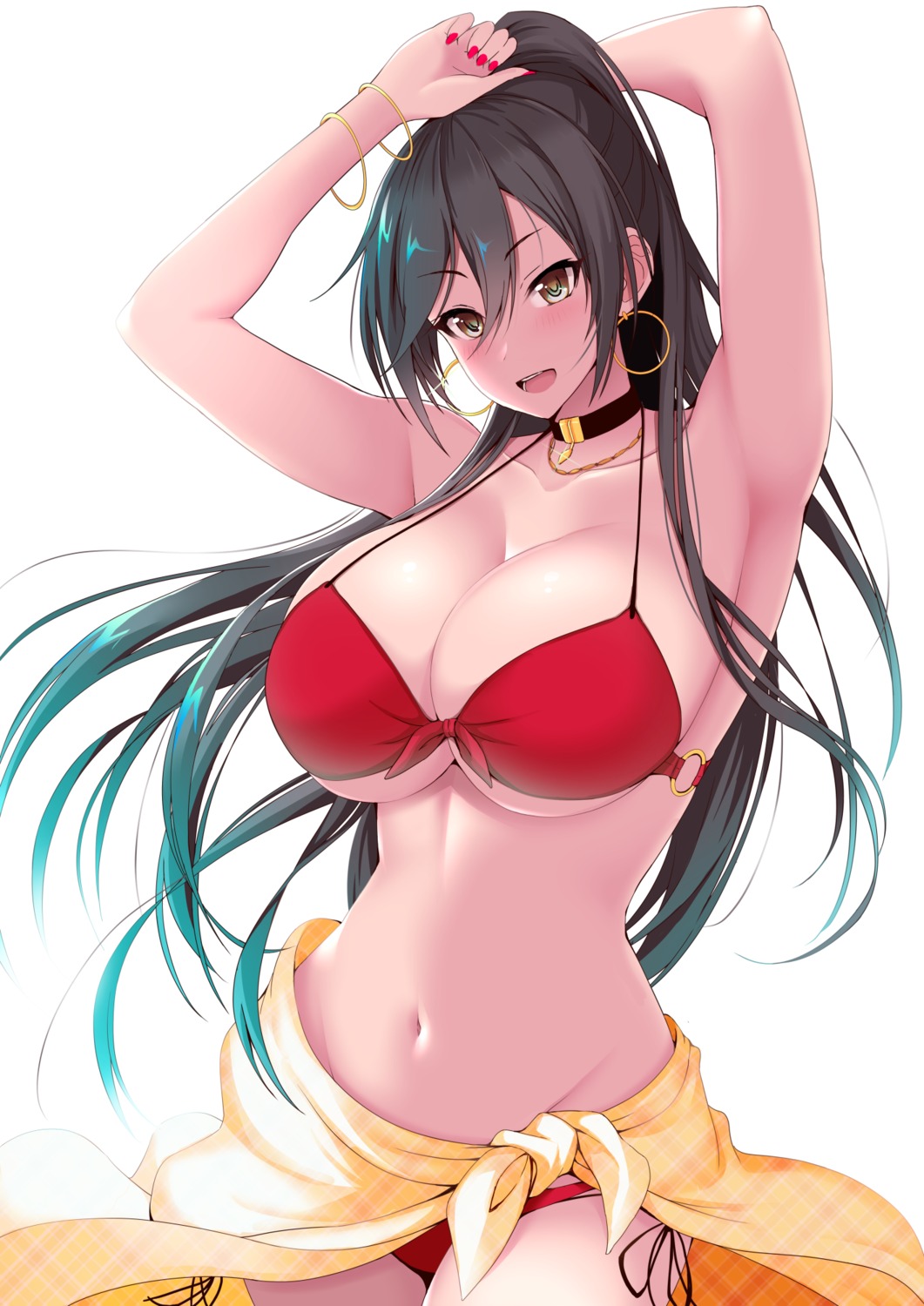 bikini, moo_yoshio, shirase_sakuya, swimsuits, the_idolm@ster, the_idolm@ster_shiny_colors