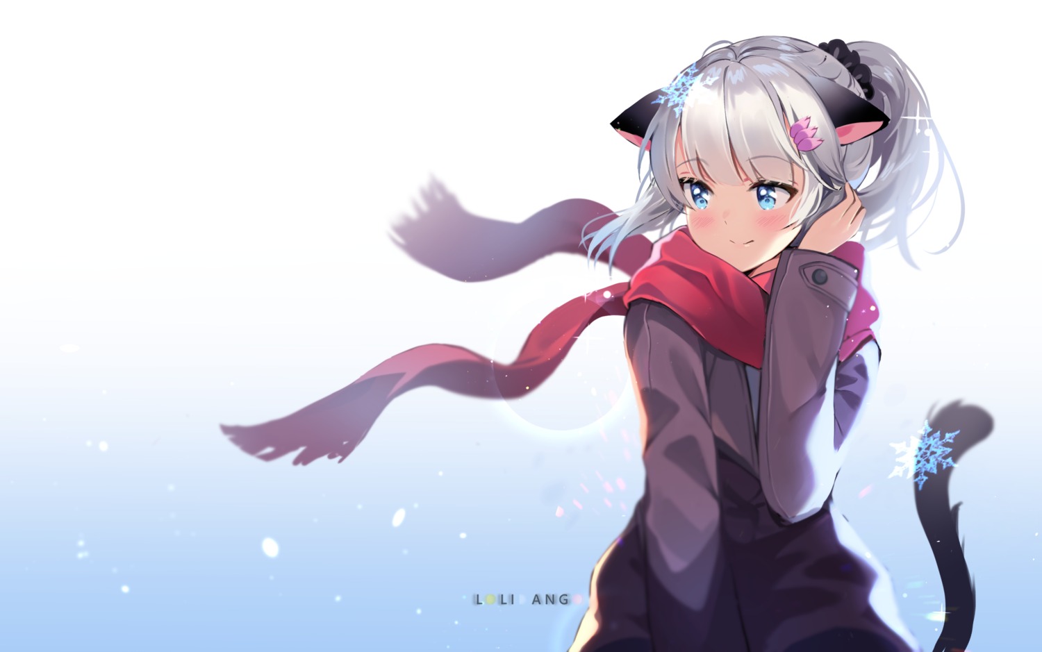 animal_ears, dan_gan, nekomimi, tail