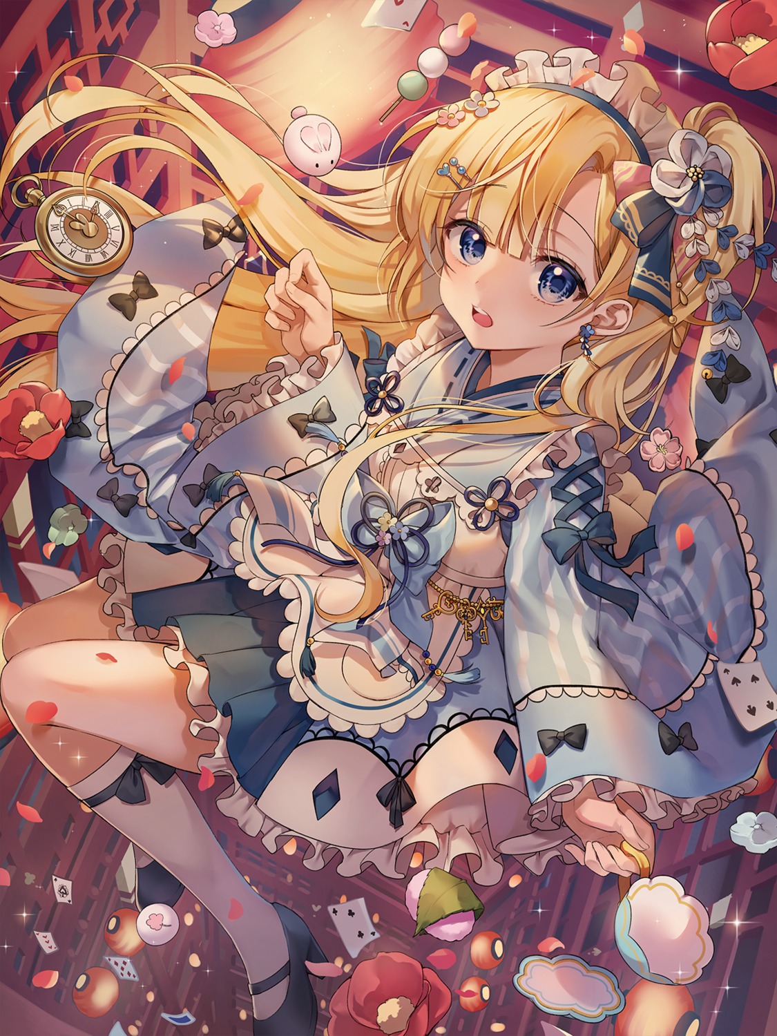 alice, alice_in_wonderland, chyoling, heels, lolita_fashion, maid, wa_maid