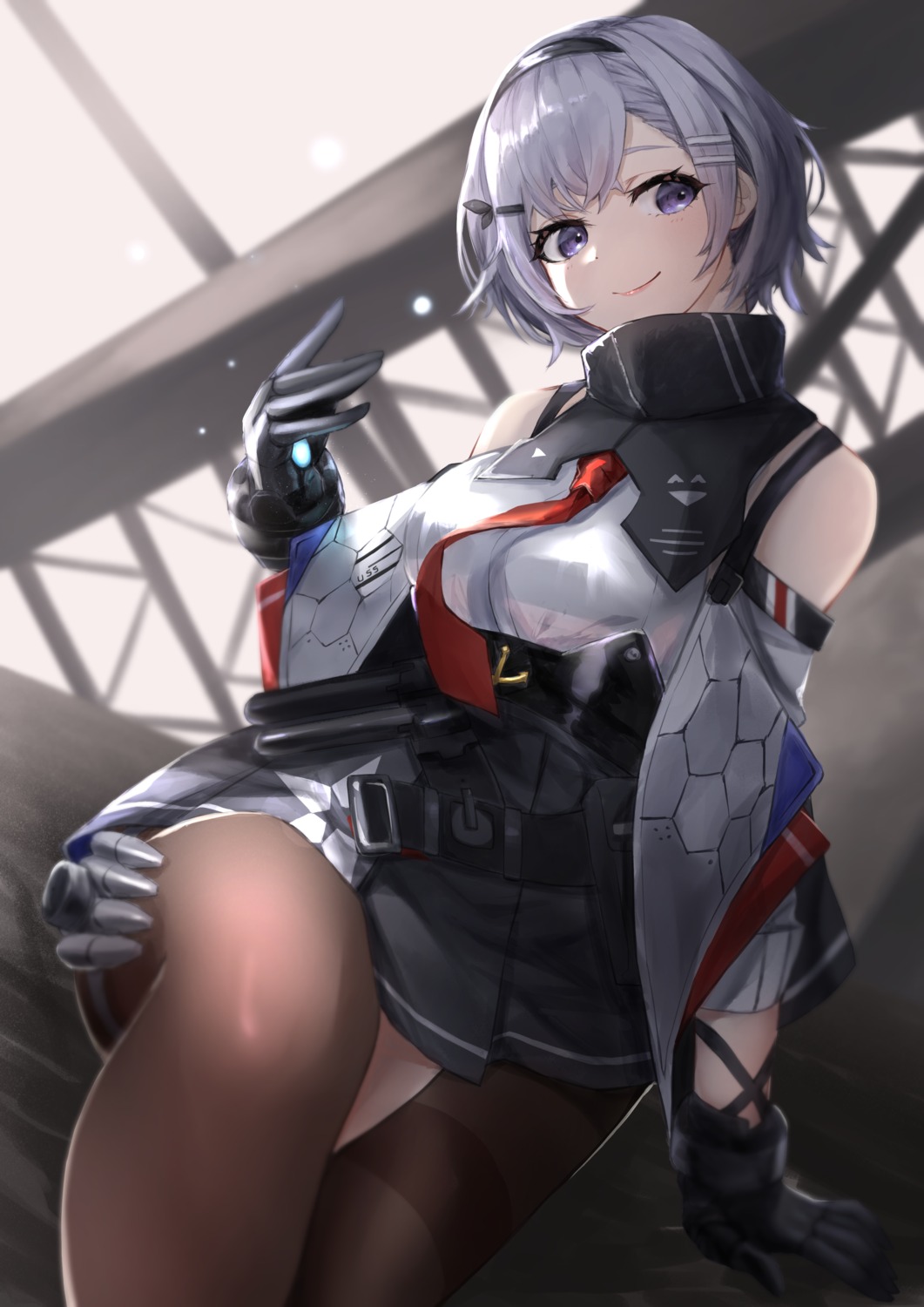 azur_lane, hitsuji_(sheepsb22), pantyhose, reno_(azur_lane)