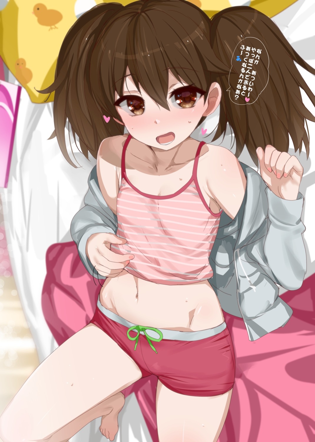 kantai_collection, kusaka_souji, lingerie, ryuujou_(kancolle)