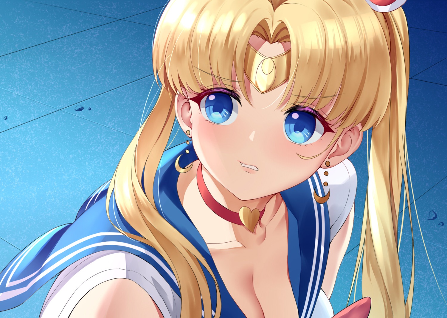 bishoujo_senshi_sailor_moon, chitu_hefeng_zhong, cleavage, tsukino_usagi