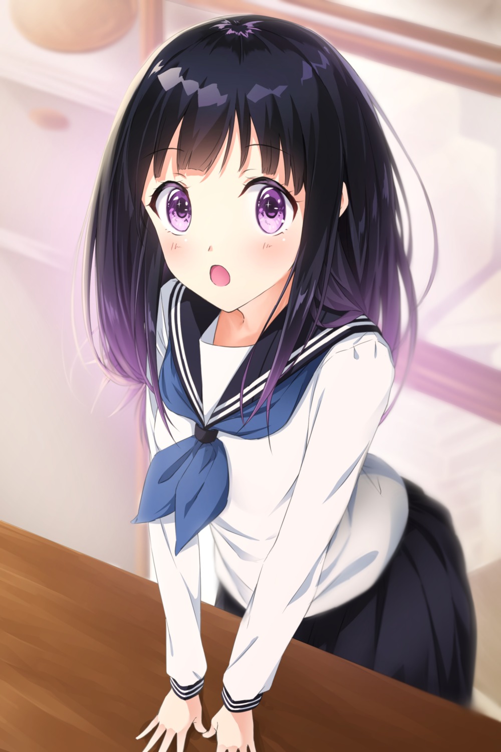 chitanda_eru, hyouka, seifuku, yumemo