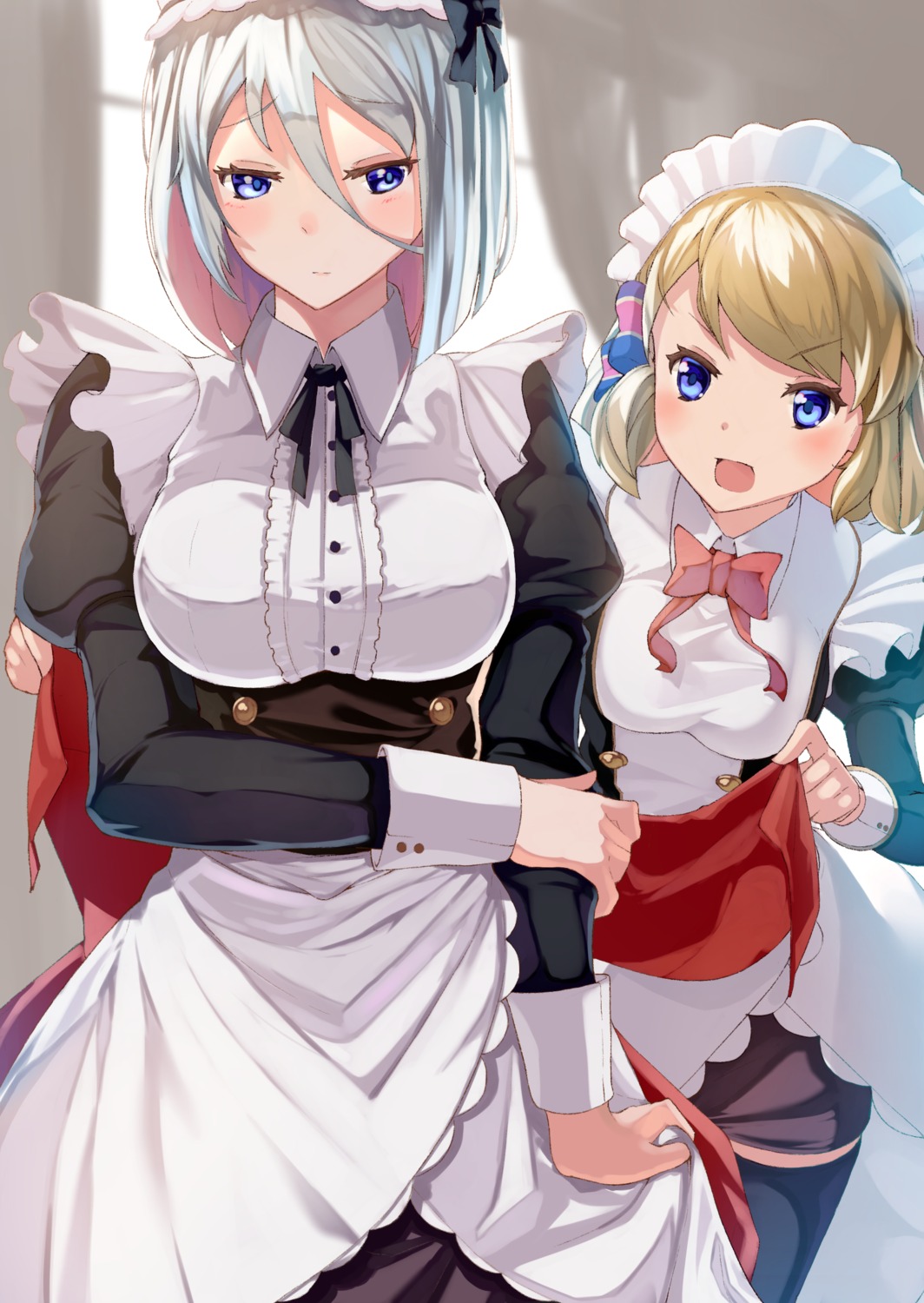 azur_lane, karakushi, maid, thighhighs