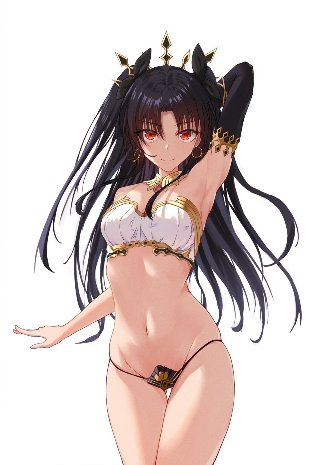 bikini_armor, bsmycc, fate/grand_order, ishtar_(fate), thighhighs