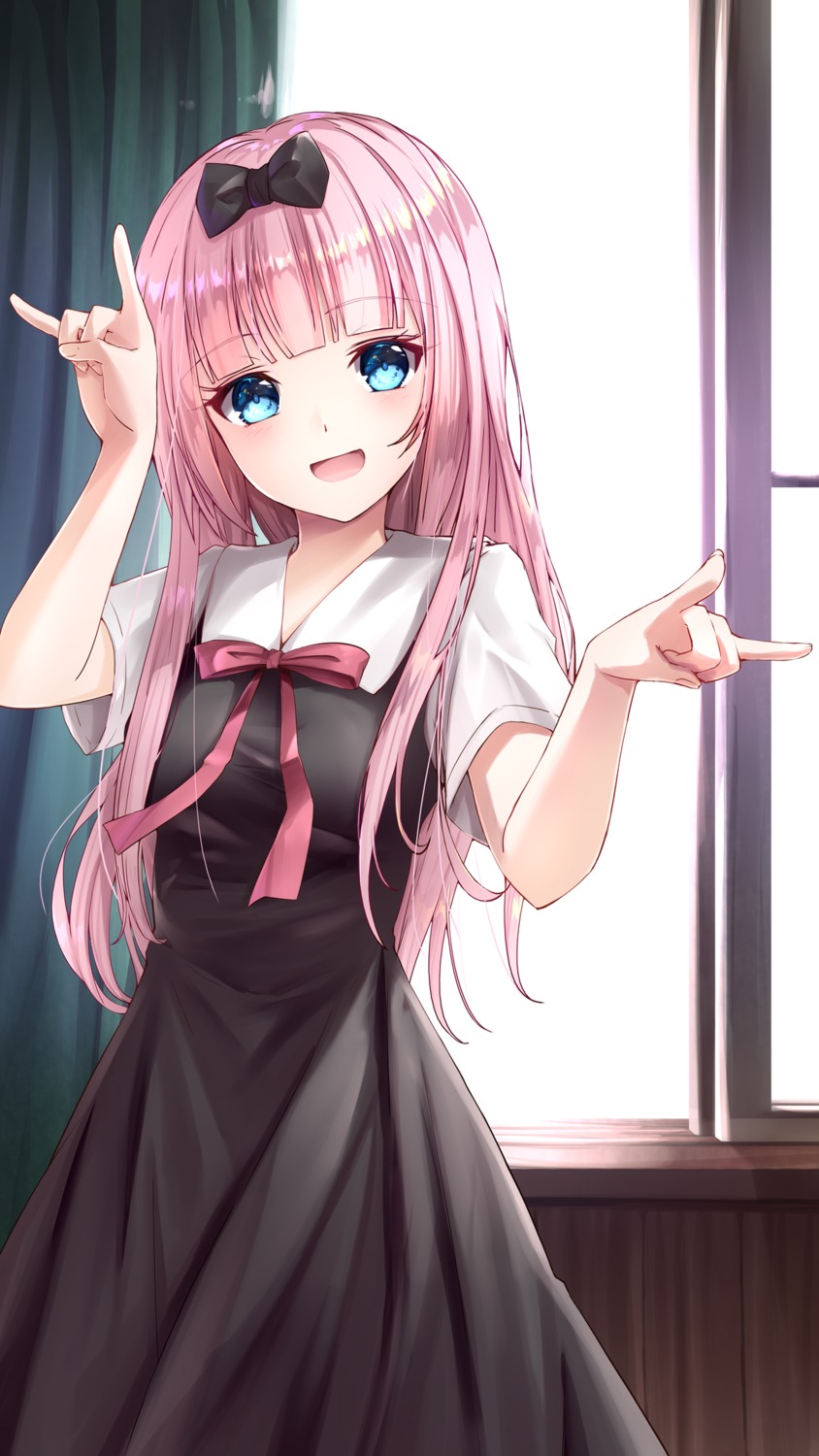 fujiwara_chika, jun_(sky_ia_127_snow), kaguya-sama_wa_kokurasetai_~tensai-tachi_no_renai_zunousen~, seifuku