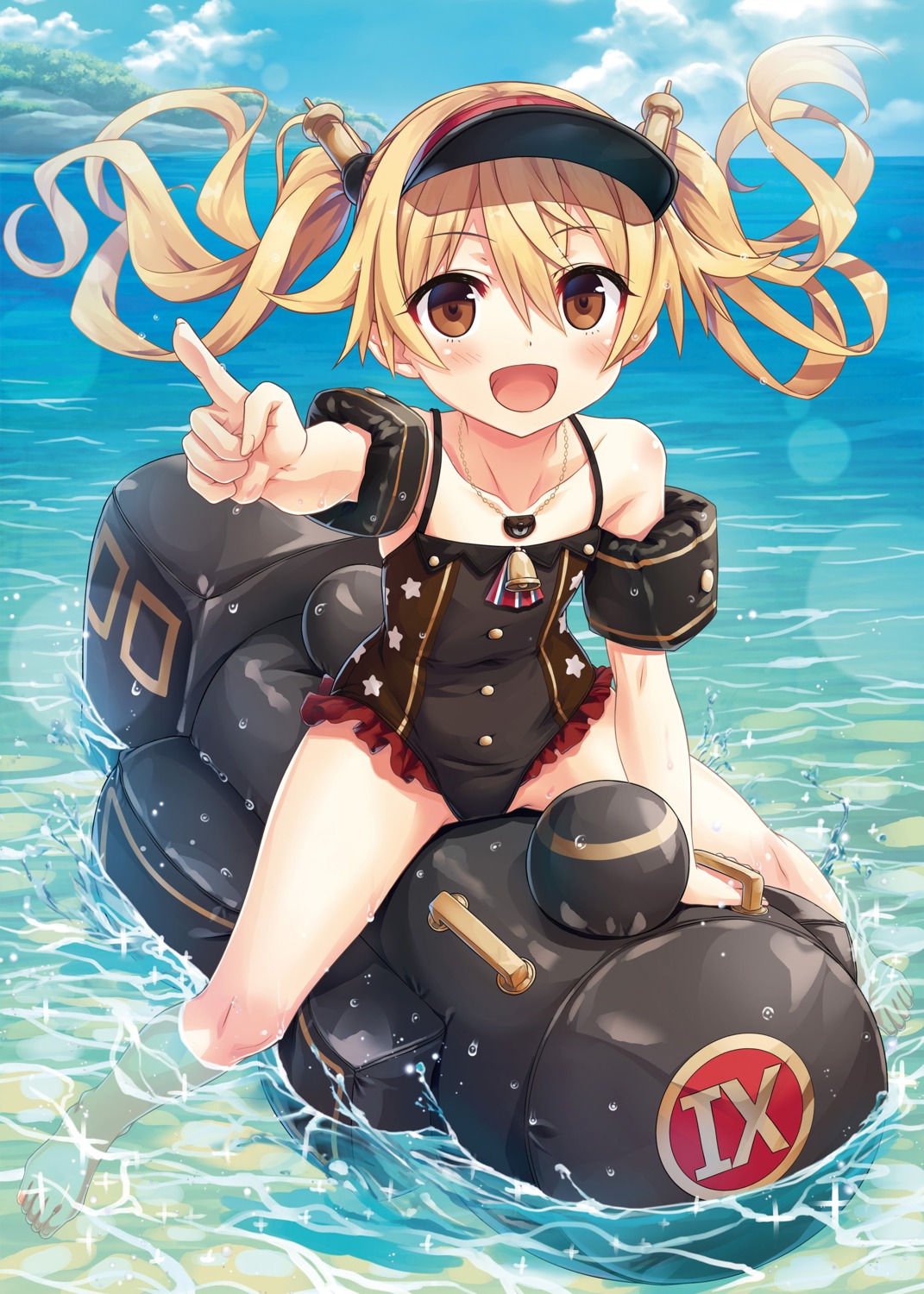 cura, lose, maitetsu, maitetsu_last_run!!, olivi, swimsuits, wet