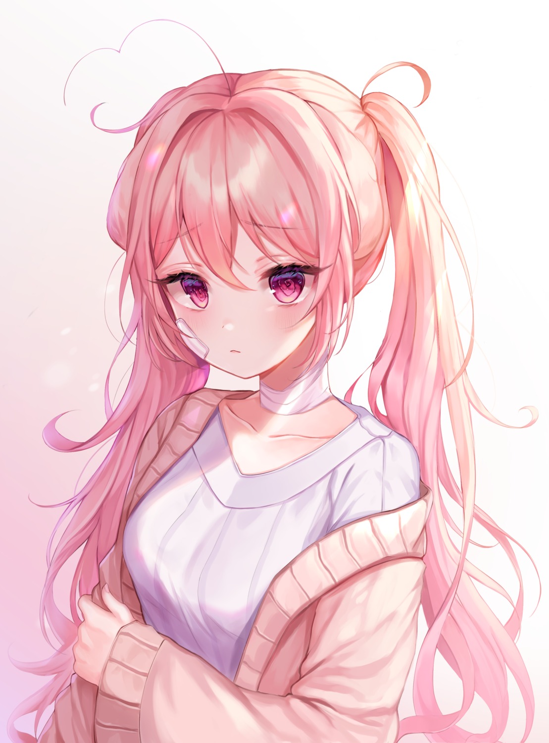 bandaid, sweater, yam_(dr_yammy)