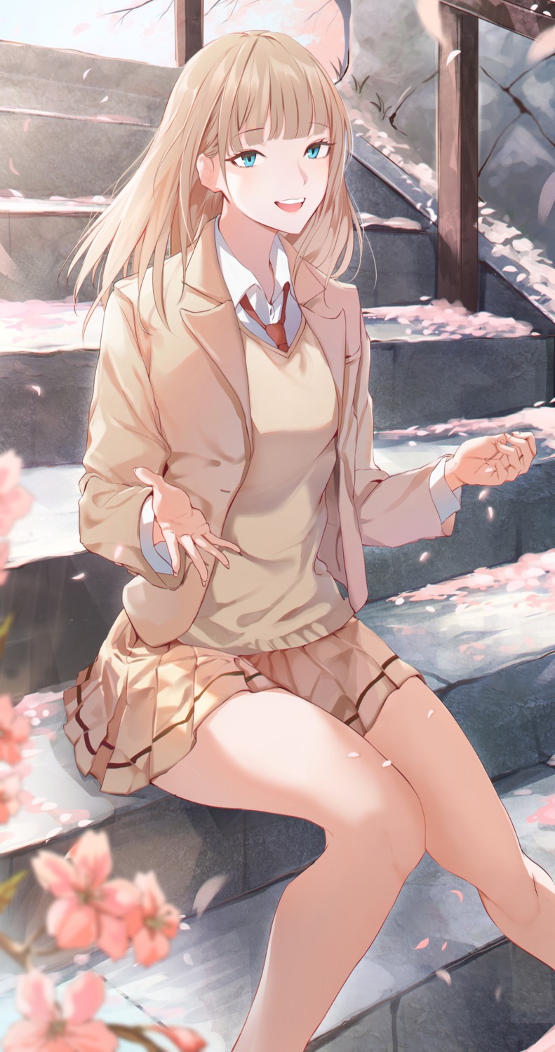 katou_asuka, matsunaga777, seifuku, skirt_lift, sweater, watashi_ga_motenai_no_wa_dou_kangaetemo_omaera_ga_warui!