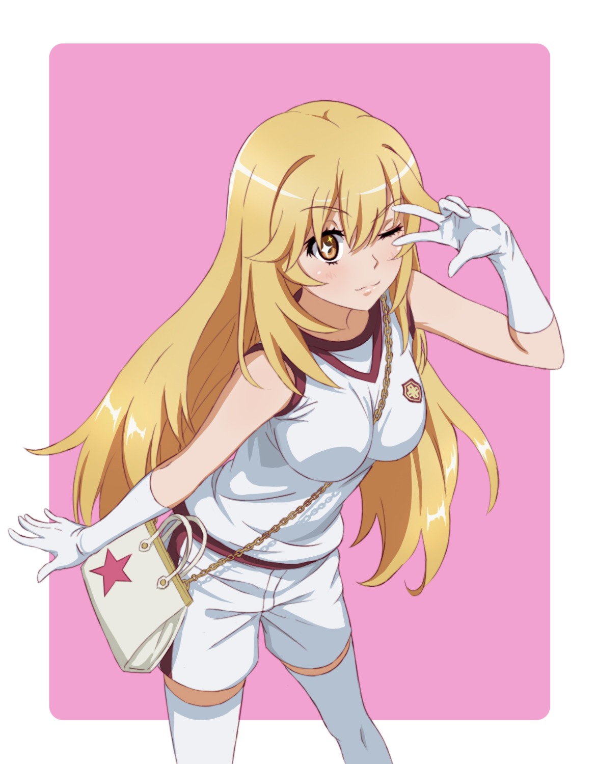 gym_uniform, shokuhou_misaki, thighhighs, toaru_kagaku_no_railgun, toaru_majutsu_no_index, zawa_(user_ndkv3377)