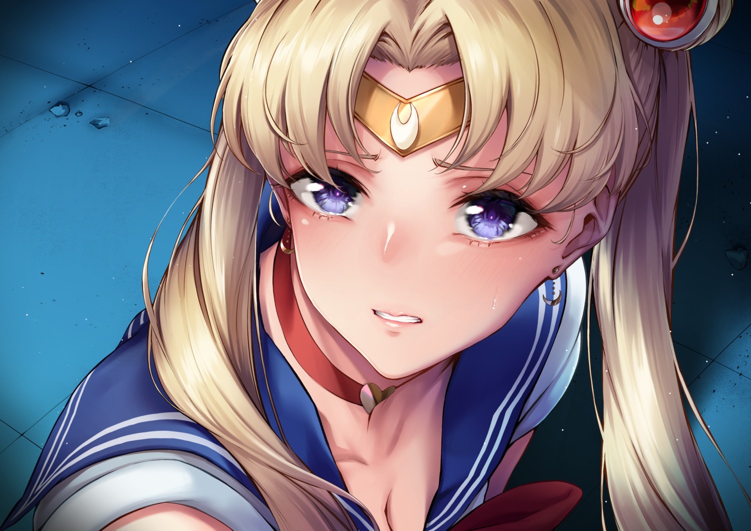 bishoujo_senshi_sailor_moon, cleavage, kurofude_anna, tsukino_usagi