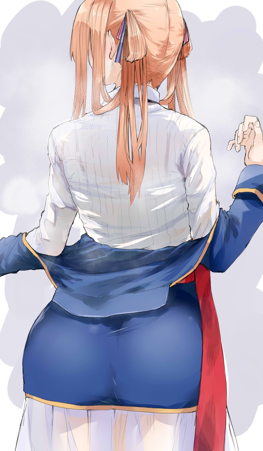 ass, girls_frontline, kyoyakyo, see_through, springfield_(girls_frontline)