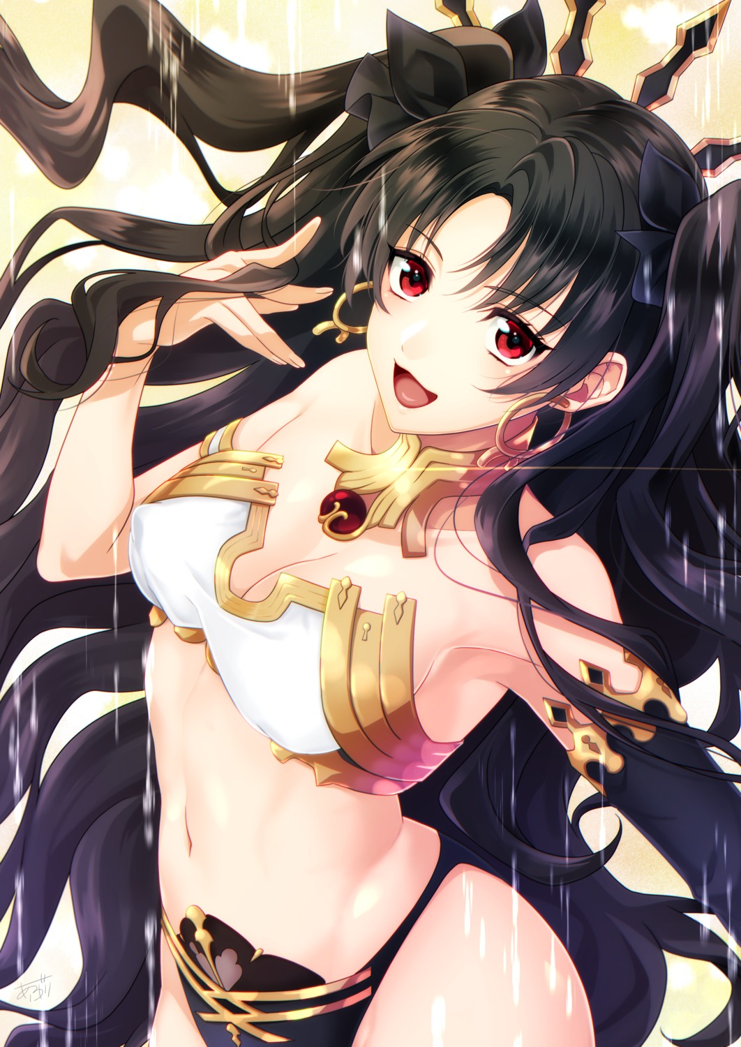 aburi_rare, bikini_armor, cleavage, fate/grand_order, ishtar_(fate)