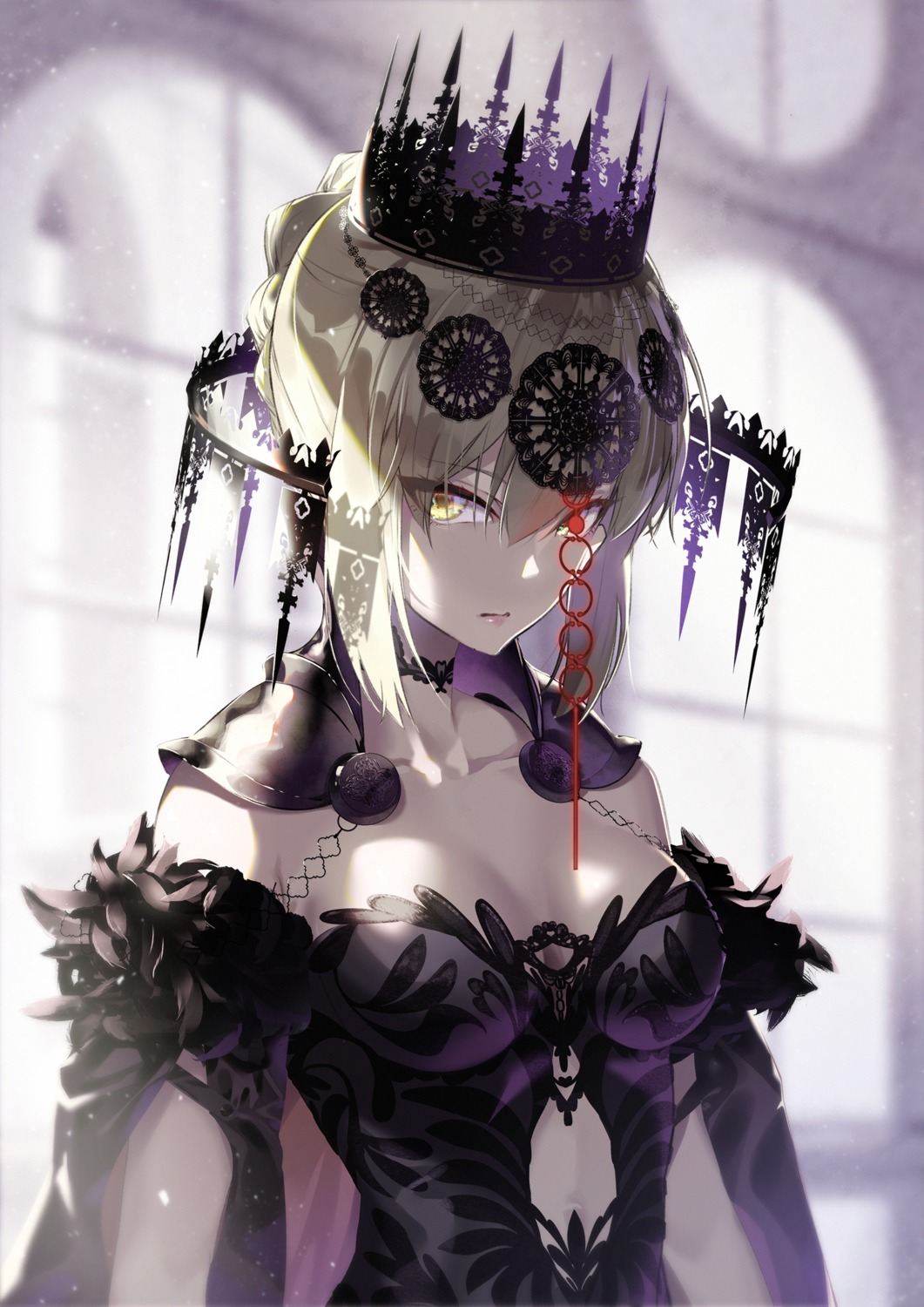 artoria_pendragon_(fate), artoria_pendragon_alter_(fate), cleavage, fate/stay_night, tsurukame