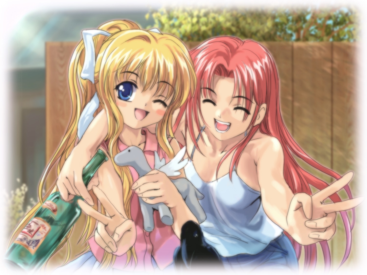 air, kamio_haruko, kamio_misuzu, moonknives, wallpaper