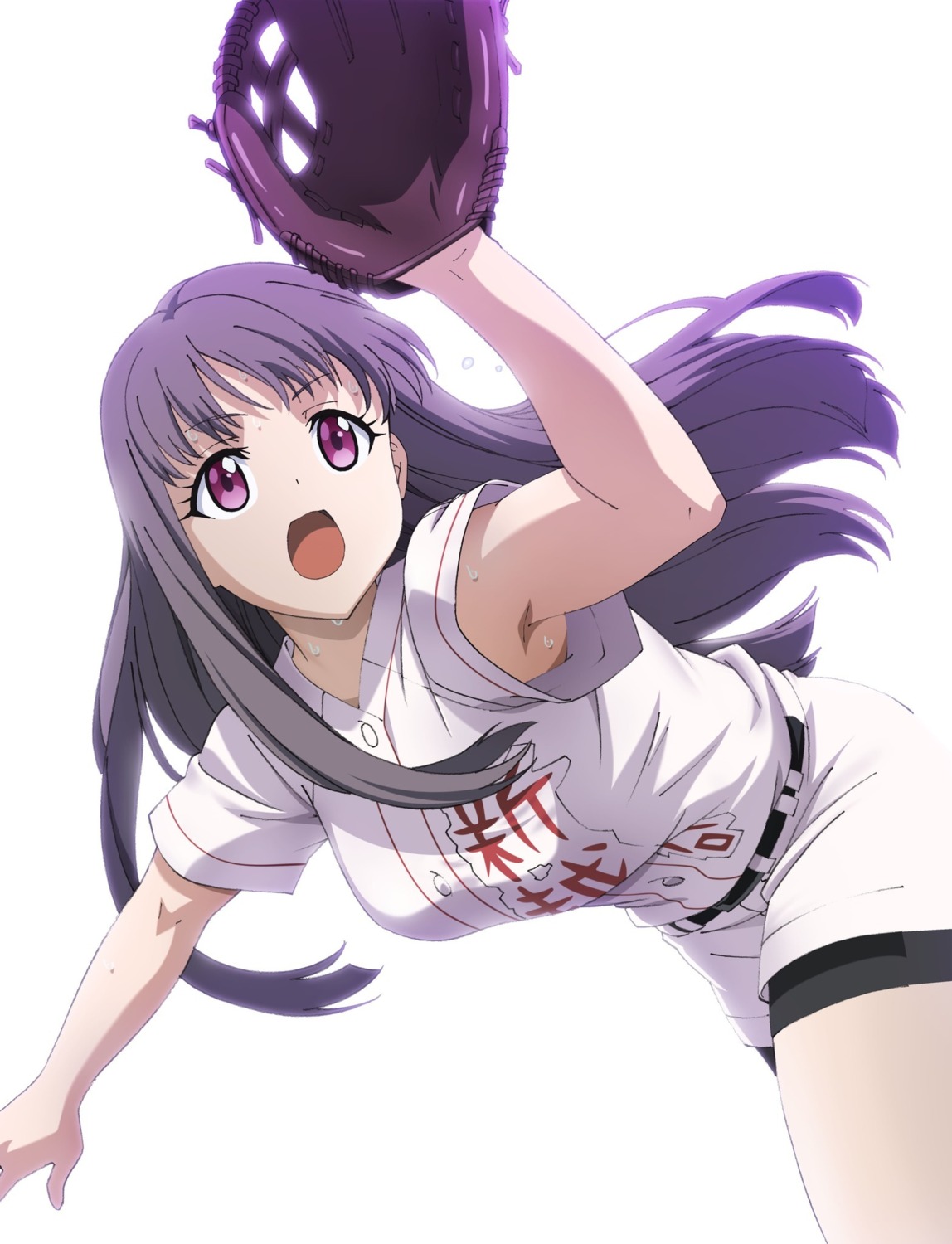 baseball, bike_shorts, fujiwara_risa, kikuta_kouichi, tamayomi, uniform
