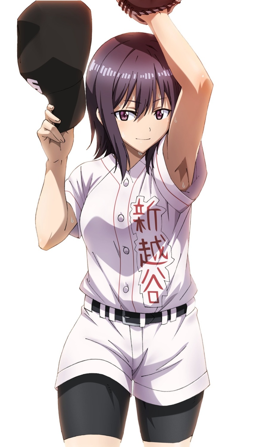 baseball, bike_shorts, kikuta_kouichi, okada_rei, tamayomi, uniform