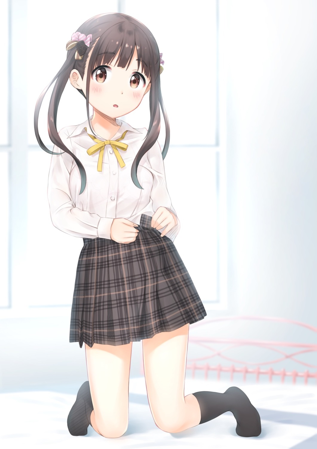 bashosho, seifuku, sonoda_chiyoko, the_idolm@ster, the_idolm@ster_shiny_colors, undressing