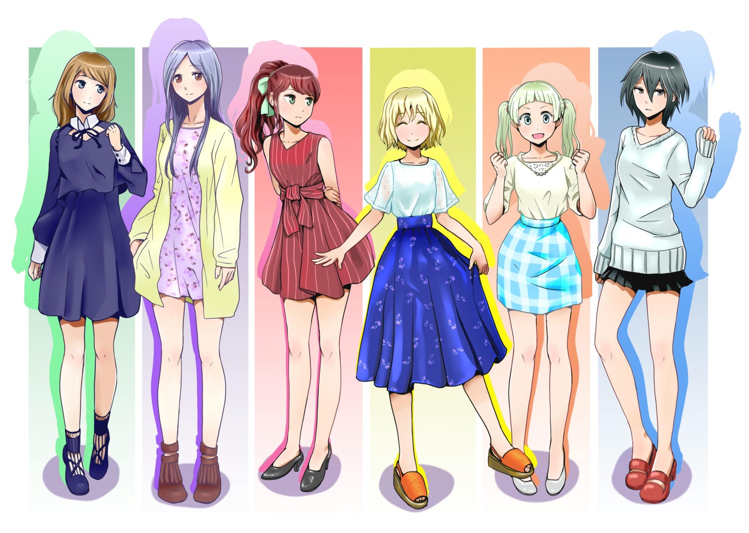 dress, heels, see_through, sweater, tsukiyomi