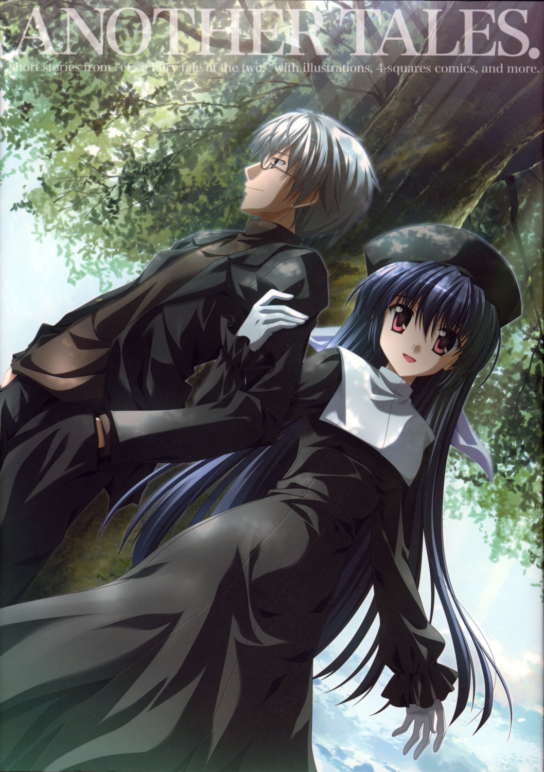 2c=galore, amamiya_yuuko, ef_~a_fairytale_of_the_two~, himura_yuu, nanao_naru, screening