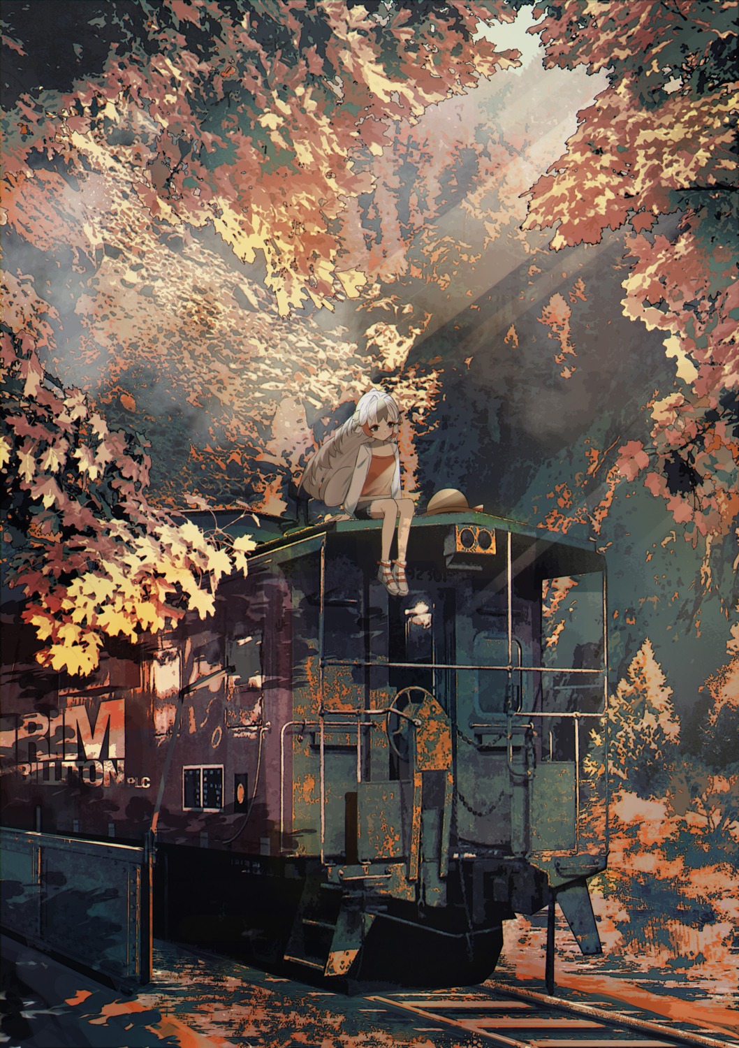 arknights, landscape, mer_(pixiv38351312), snowsant_(arknights)