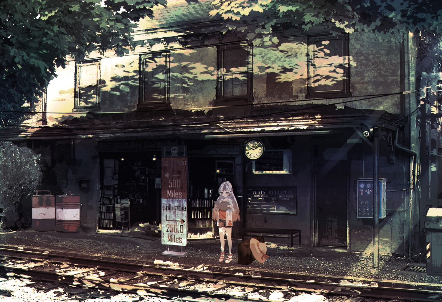 arknights, landscape, mer_(pixiv38351312), snowsant_(arknights)