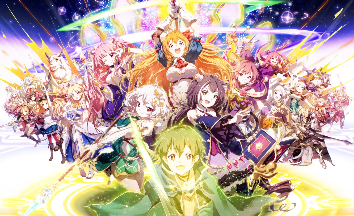 aki_makoto, animal_ears, armor, ayase_yukari, bike_shorts, christina_morgan, dress, hasekura_io