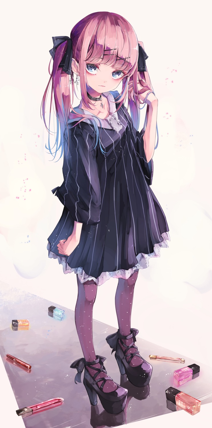 dress, heels, ninniku_mashimashi