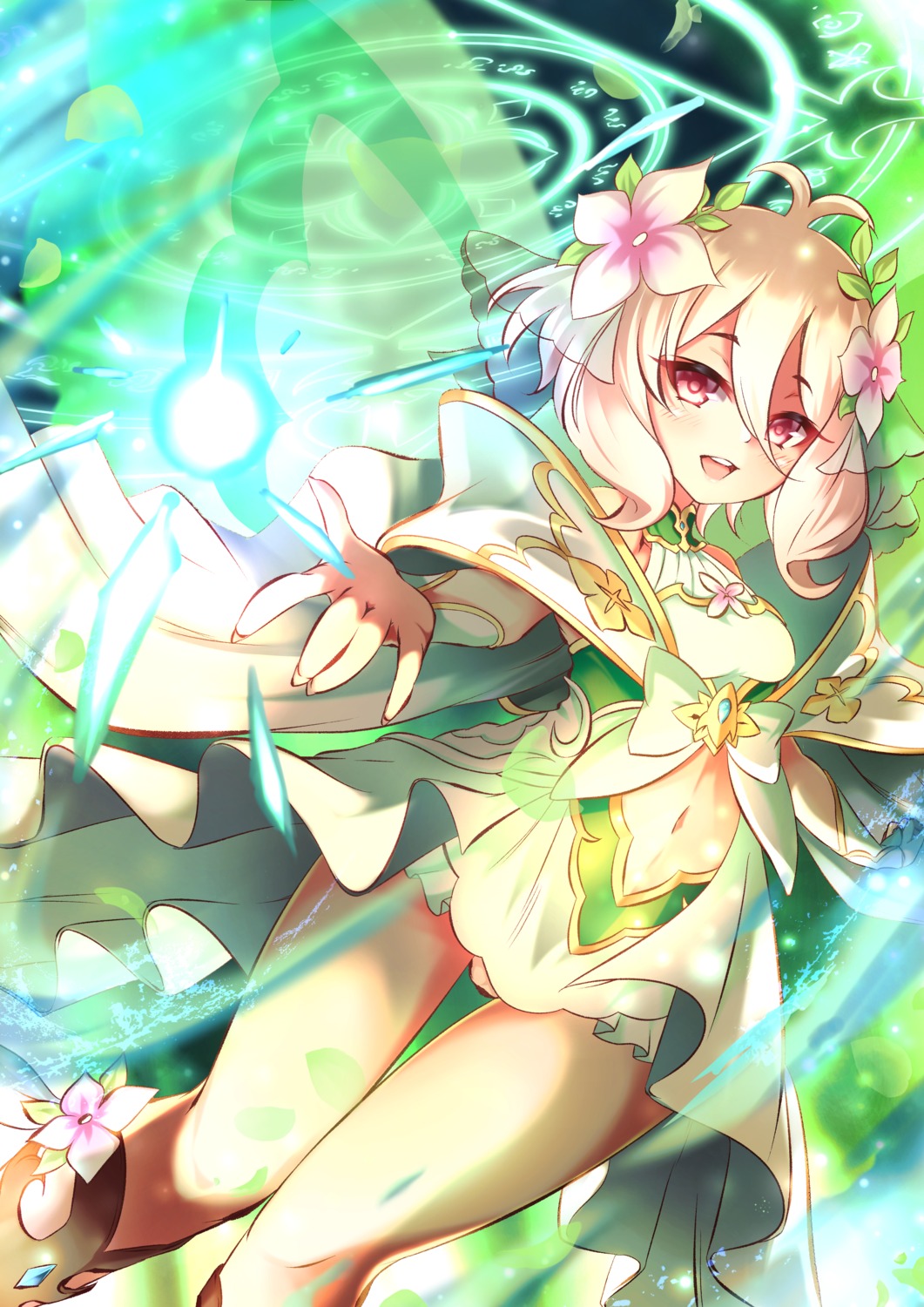 dress, hero_(10cl3), kokkoro, pantsu, princess_connect!, princess_connect!_re:dive, wings