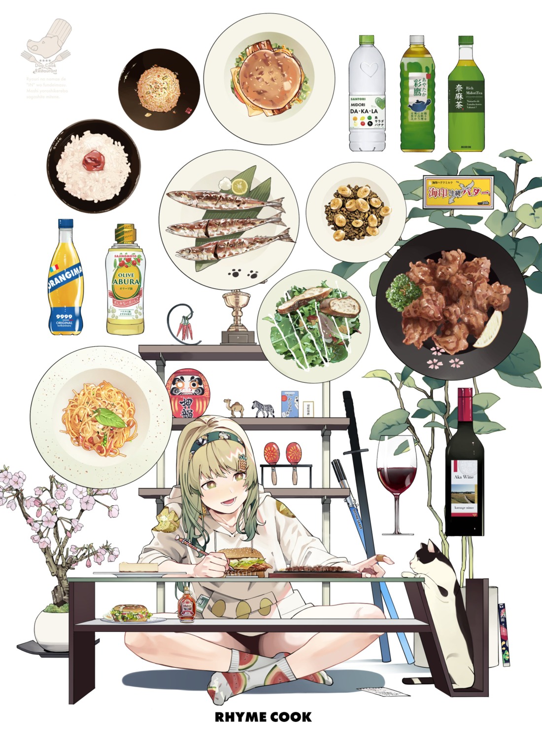 isuzu_(u_isuzu), neko, sword