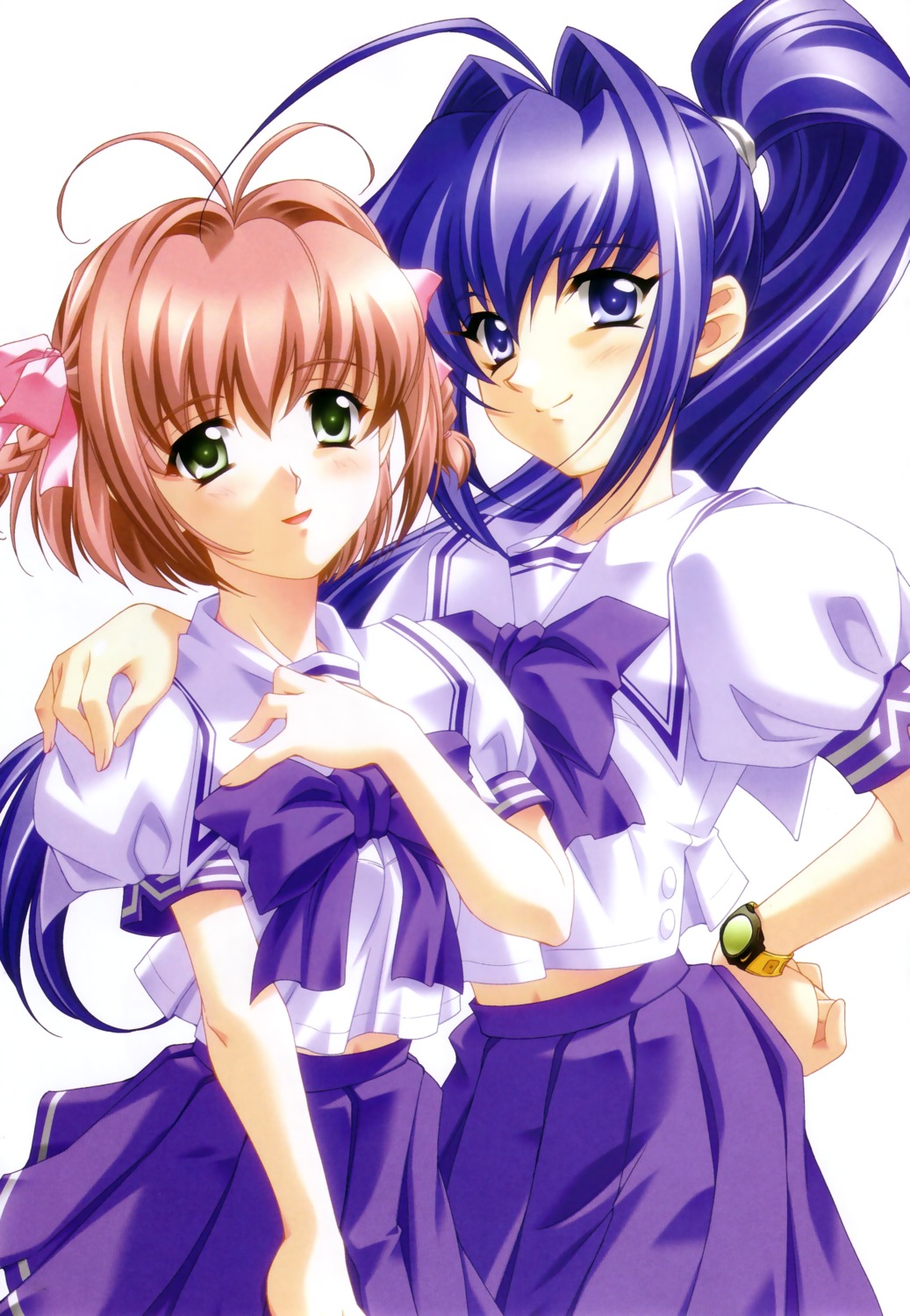 baka_ouji_persia, hayase_mitsuki, kimi_ga_nozomu_eien, seifuku, suzumiya_haruka