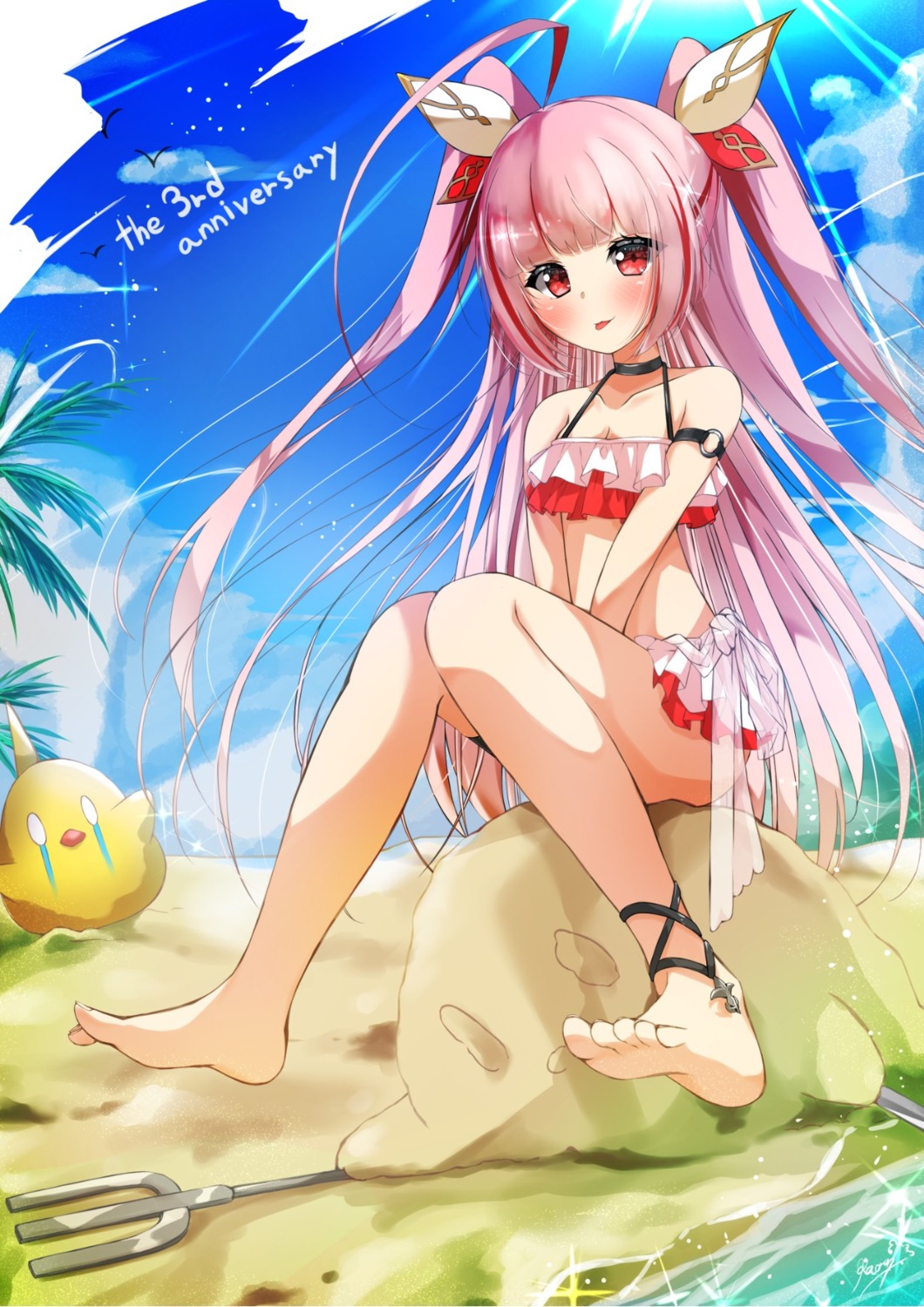 azur_lane, bikini, cleavage, feet, manjuu_(azur_lane), swimsuits, tagme, vauquelin_(azur_lane)