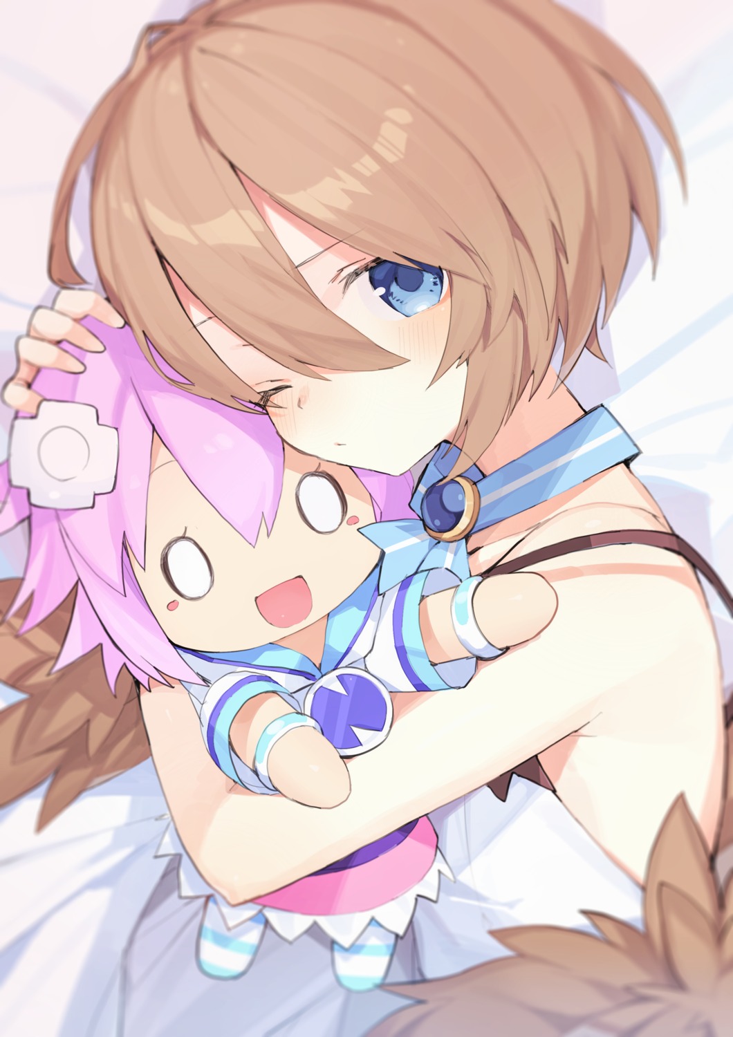 blancpig_yryr, chibi, choujigen_game_neptune