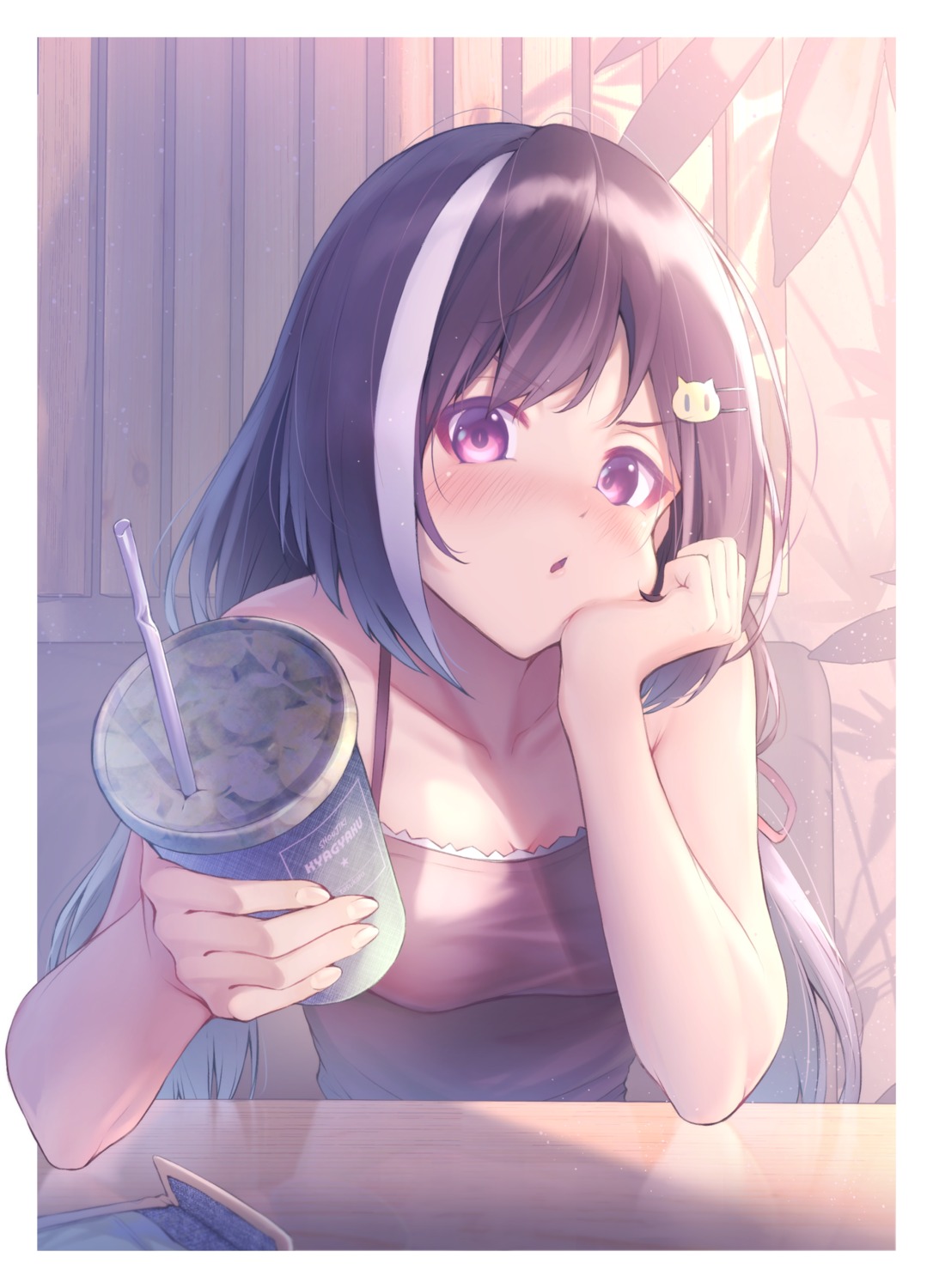 akausuko, cleavage, karyl_(princess_connect), princess_connect!, princess_connect!_re:dive