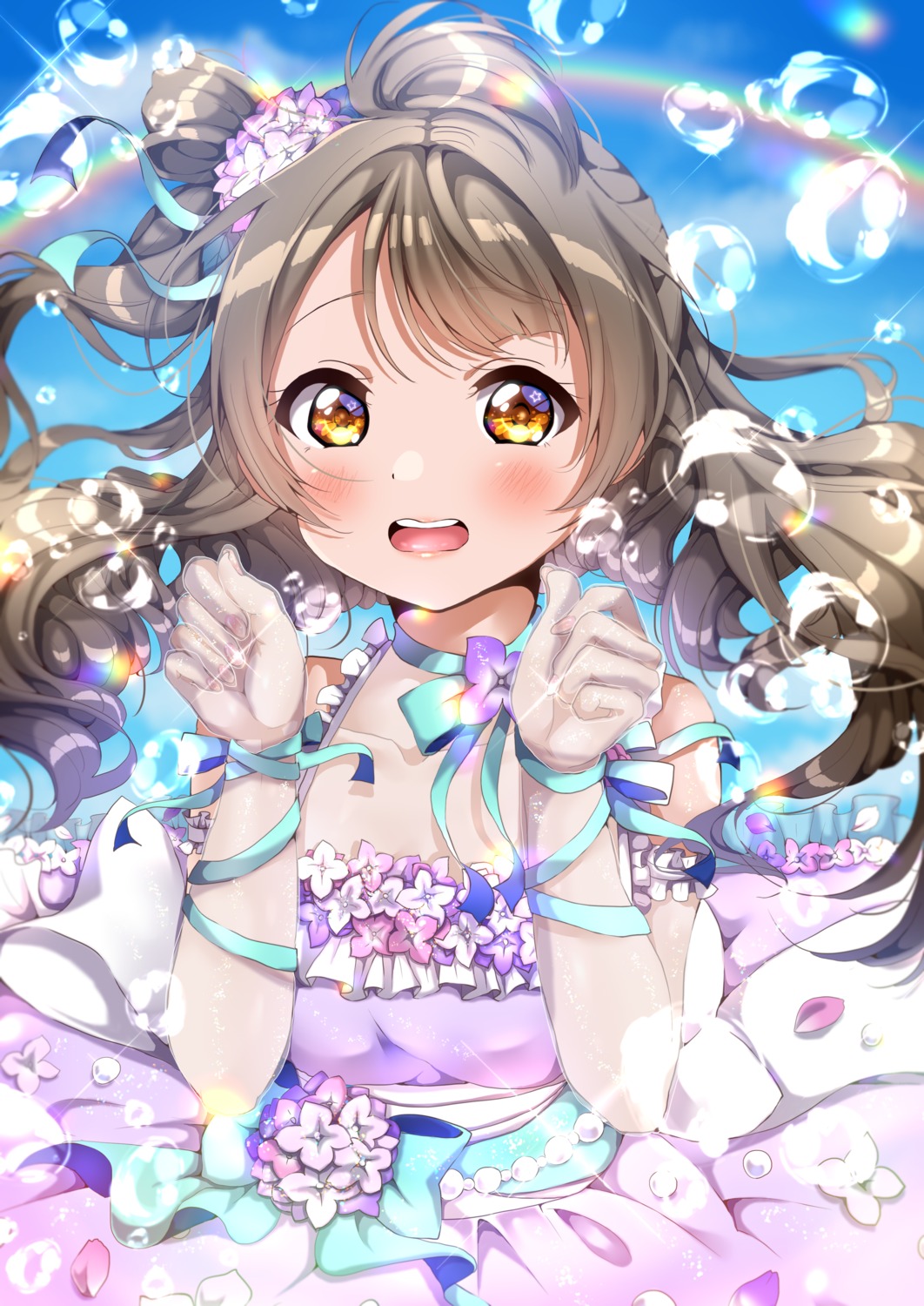 dress, love_live!, love_live!_(series), minami_kotori, panda_copt, skirt_lift