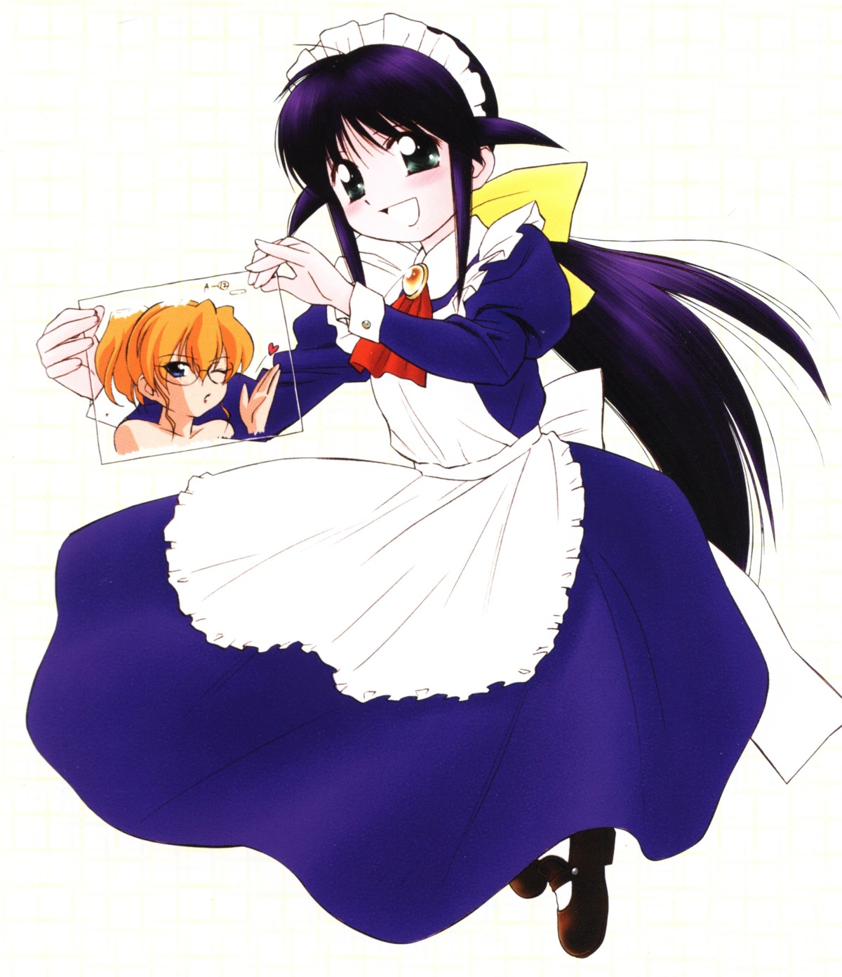 andou_mahoro, ditama_bow, mahoromatic, maid