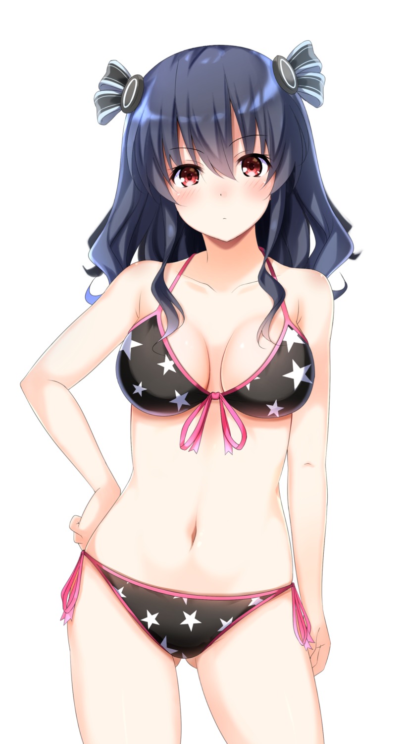 bikini, choujigen_game_neptune, cleavage, doria_(p_f_dolia), swimsuits, uni_(choujigen_game_neptune)
