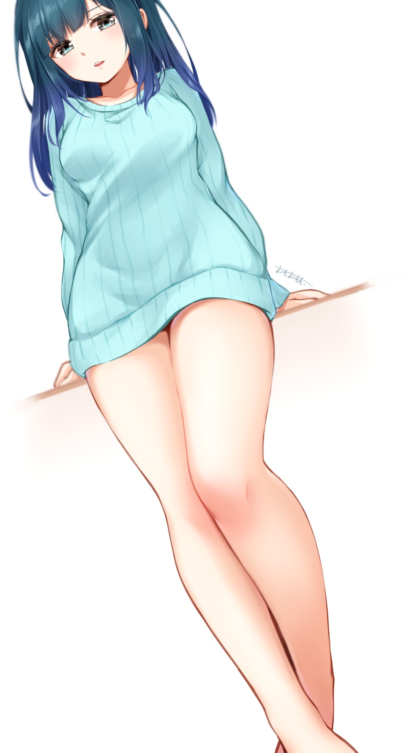 dress, omoomomo, sweater
